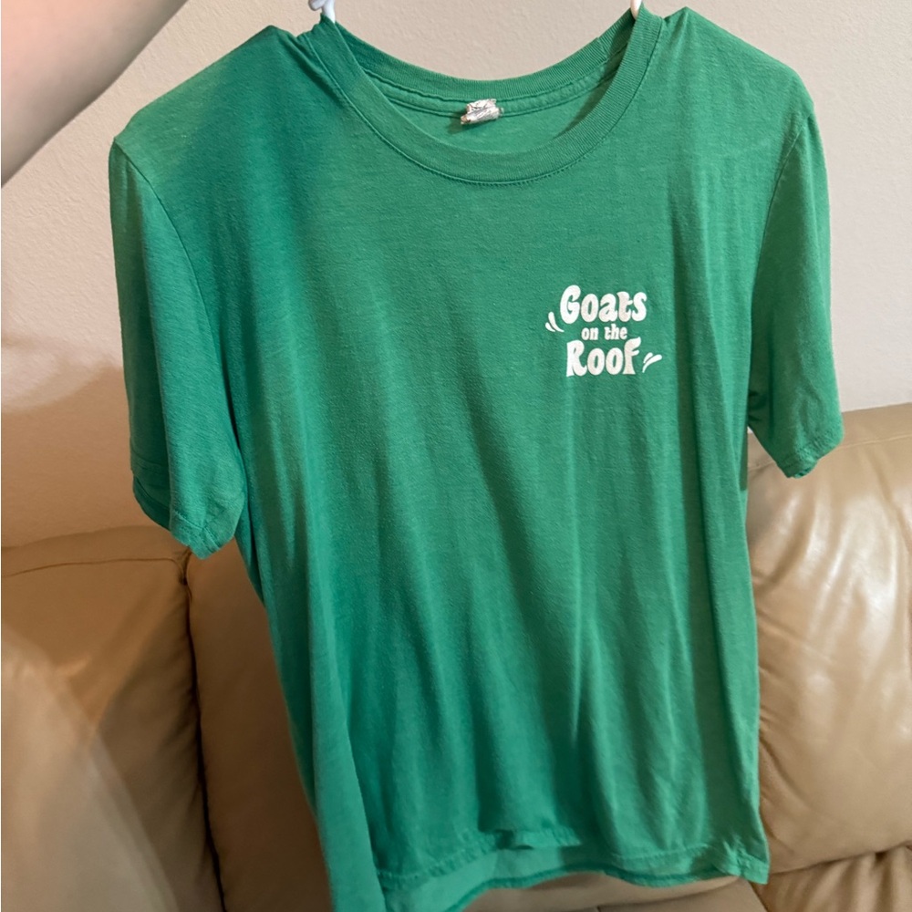 Goats on a roof T-shirt